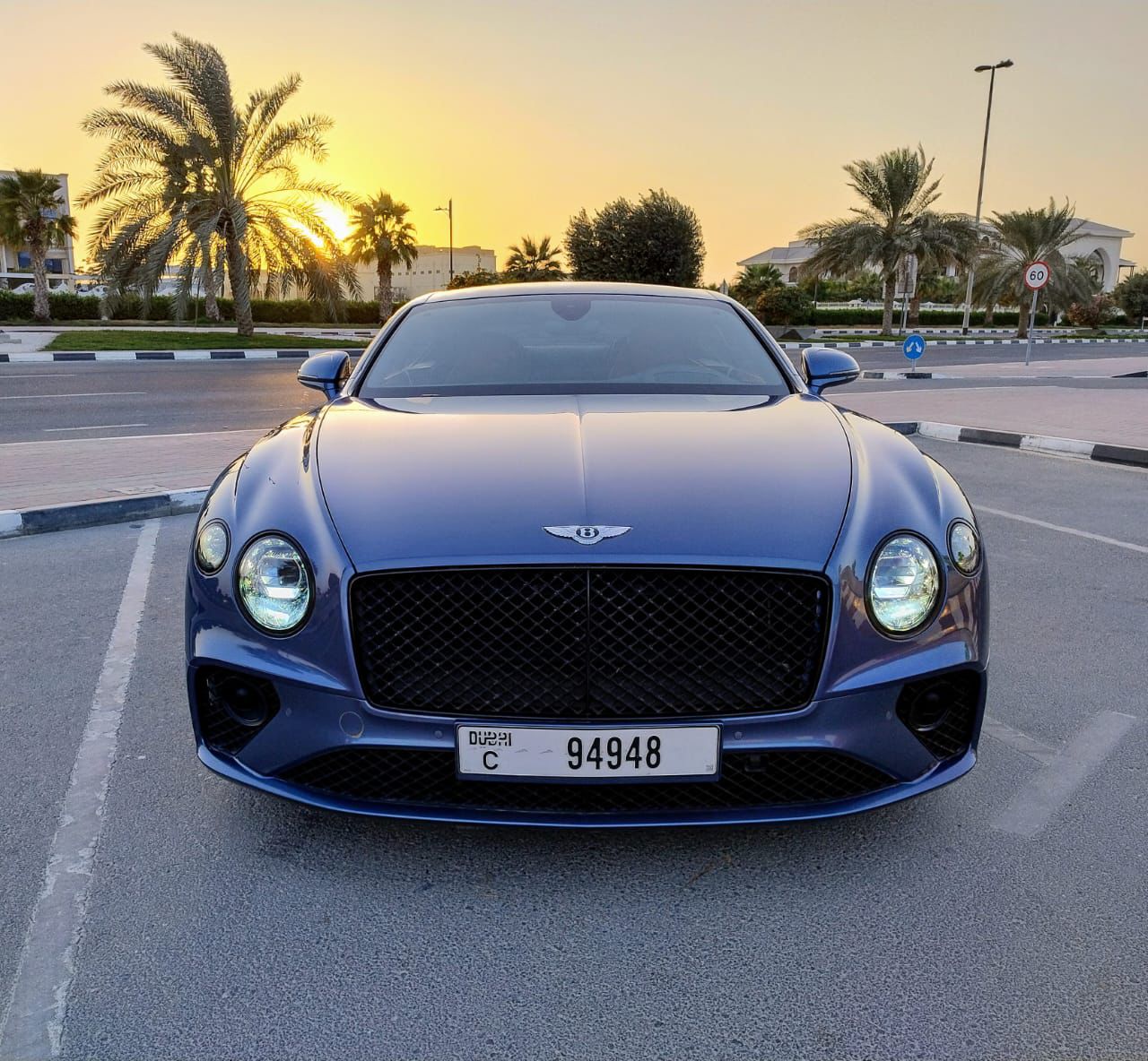 Bentley Continental GT Coupe Blue Good Price  2023 Vermietung Dubai