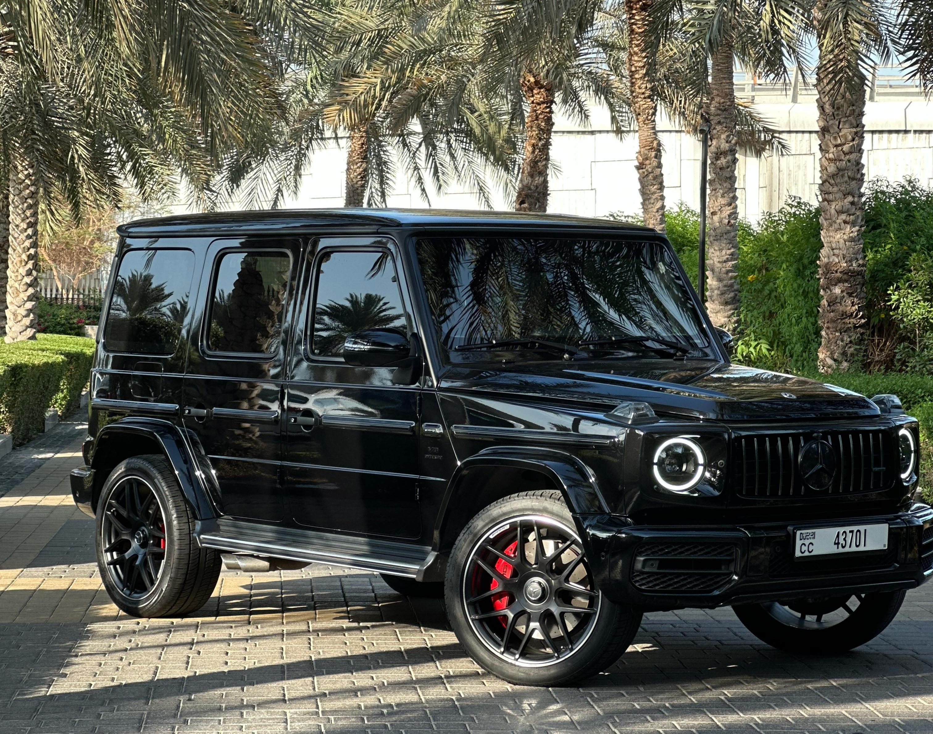 Mercedes G63 G-wagon Black  2024 Vermietung Dubai