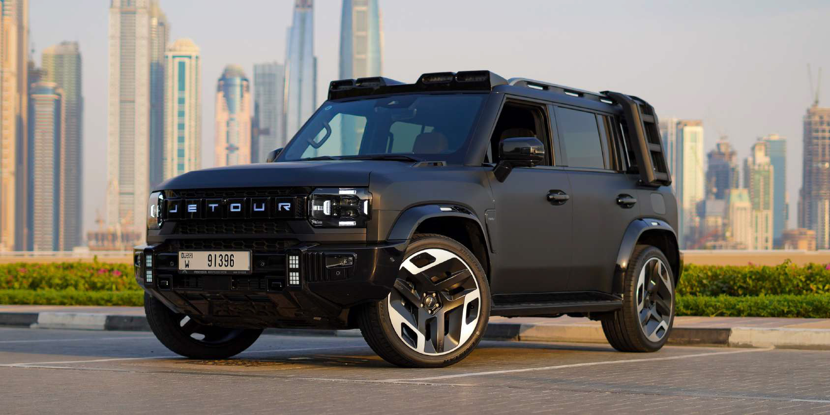 Jetour T2 Black interior Saffron Monthly  2026 rental dubai