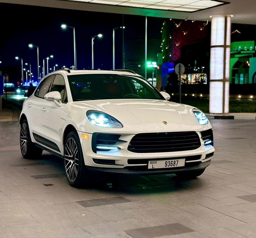 Cheap Porsche Macan S White Monthly  2023 location dubaï