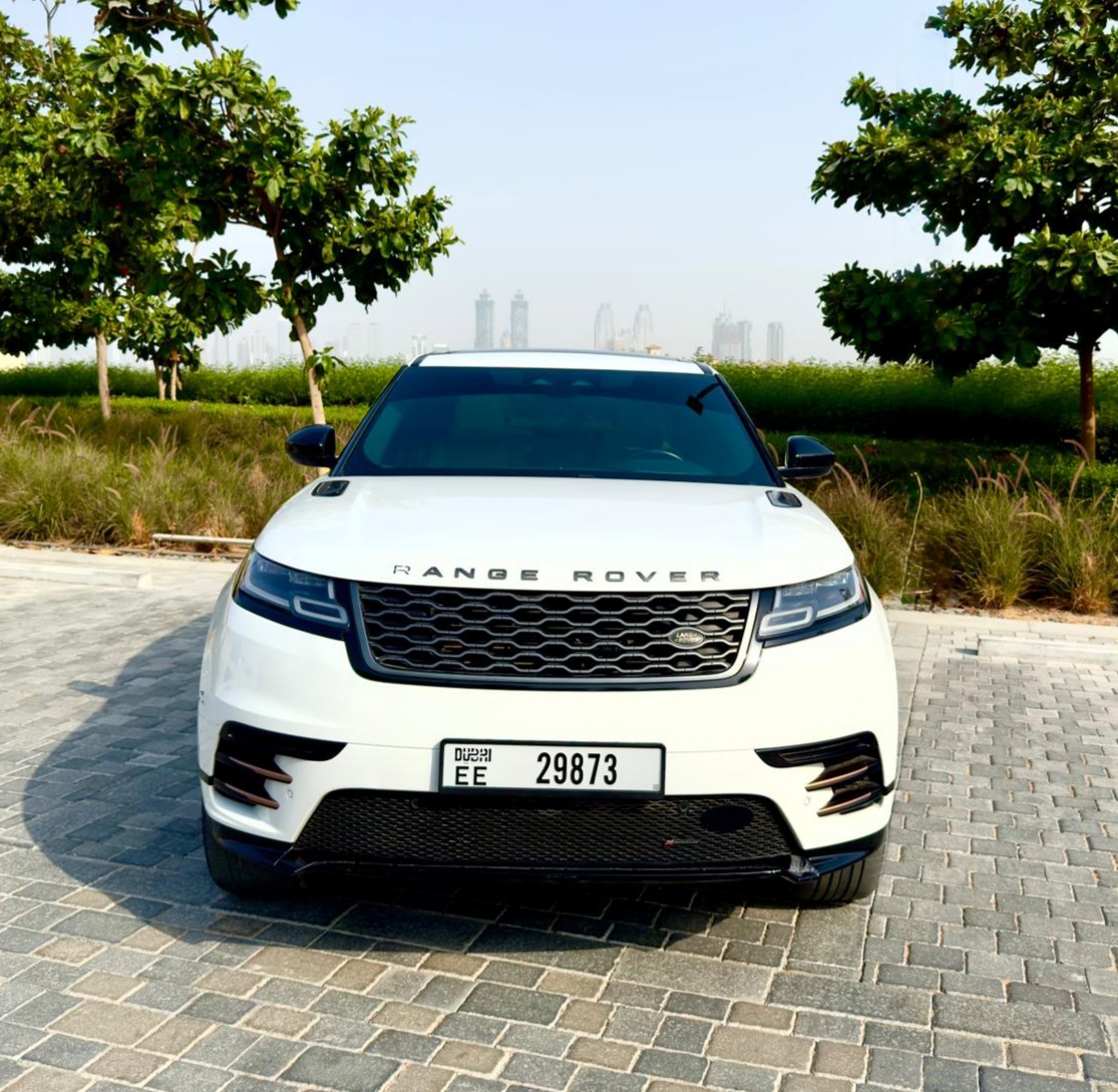 Cheap Range Rover Velar White Monthly  2022 location dubaï