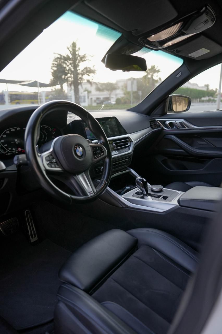 hire BMW 440i M Performance Coupe White  2023 in dubai