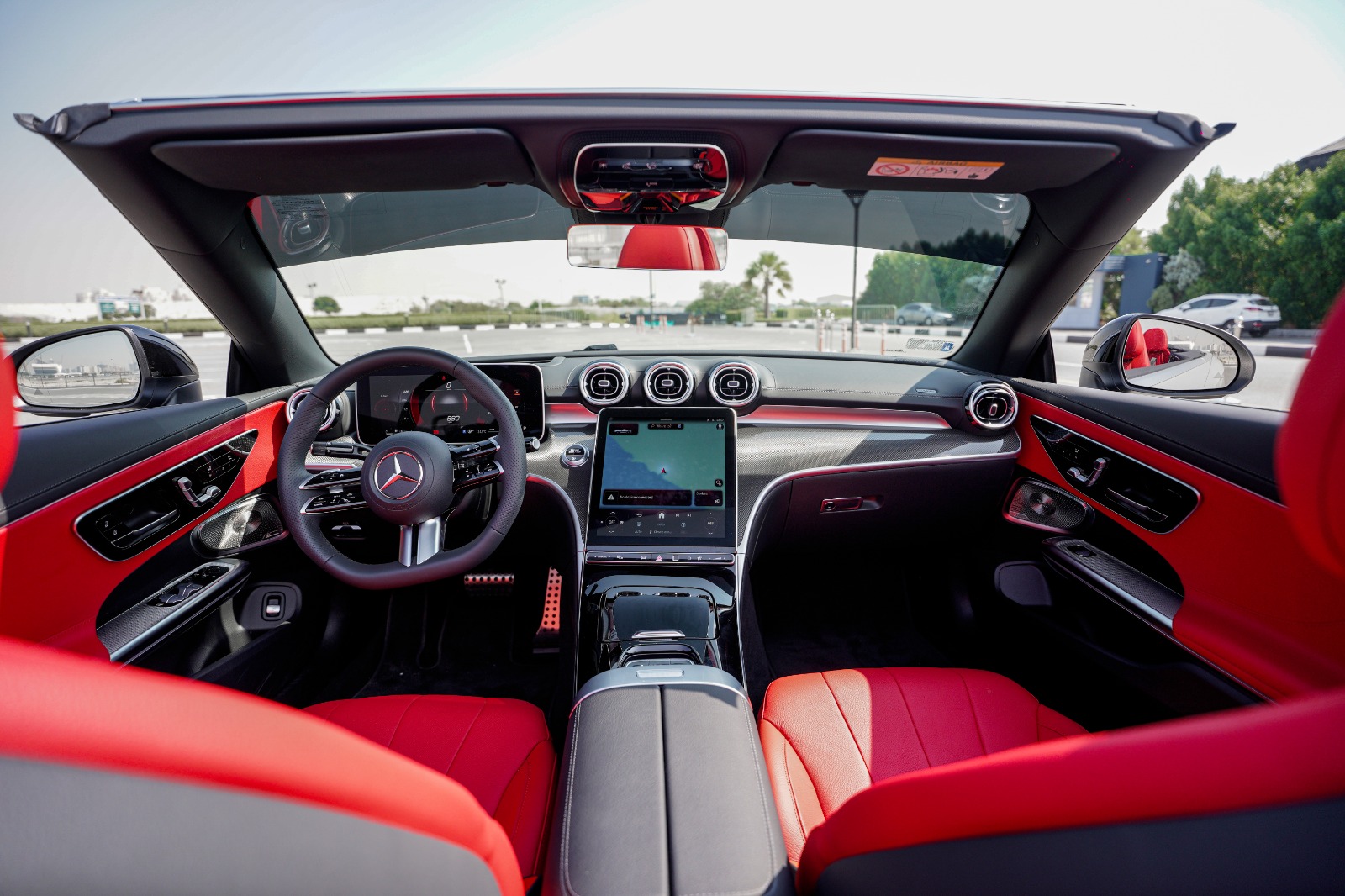 hire Mercedes Benz CLE 200 AMG Convertible Grey  2024 in dubai
