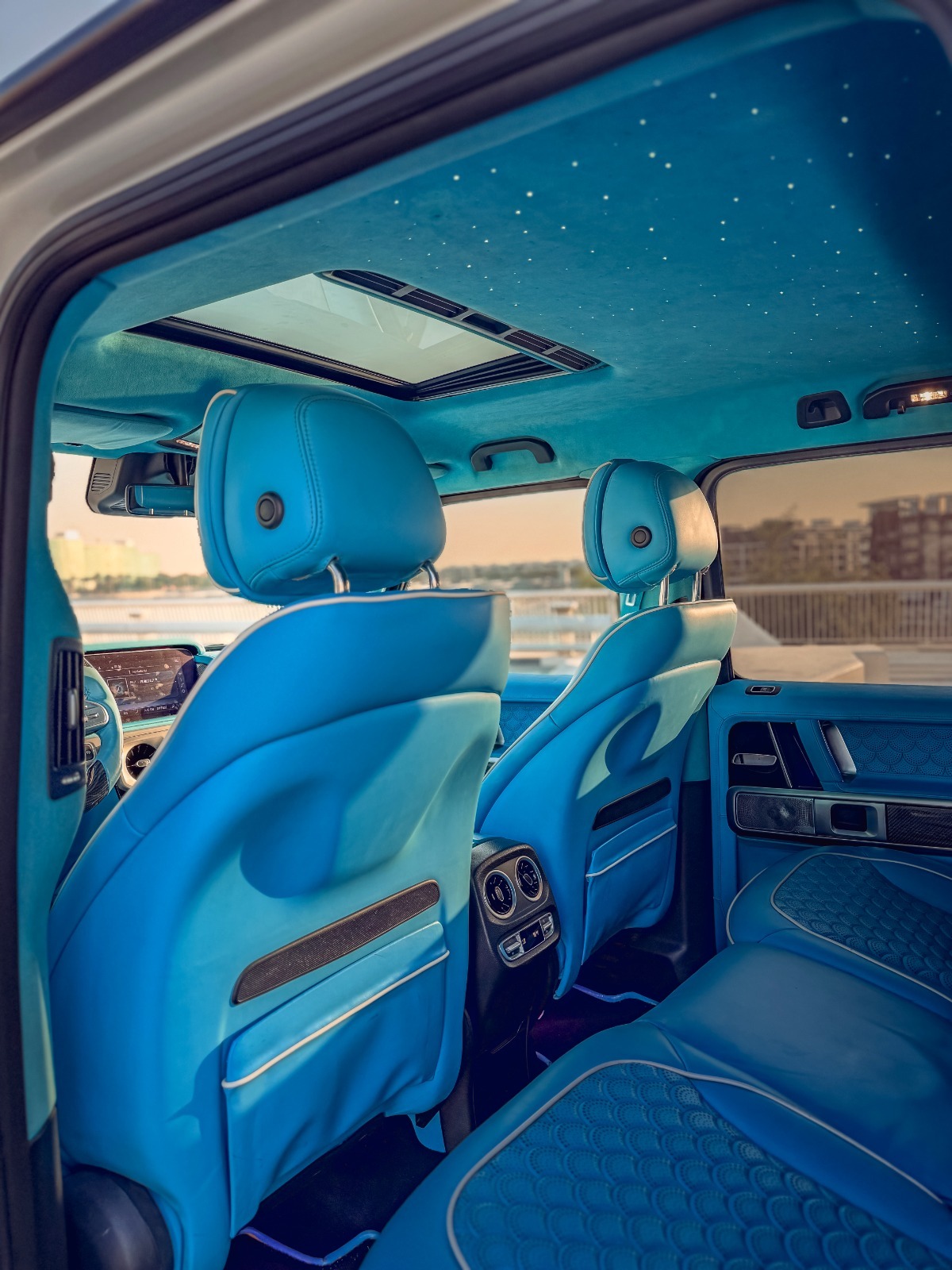 hire MERCEDES-BENZ G-Class G63 White SPECIAL 4-DIGIT PLATE  2021 in dubai